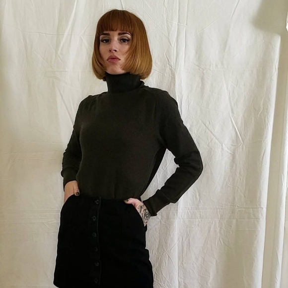 Col roulé kaki - Picture 3 of 5